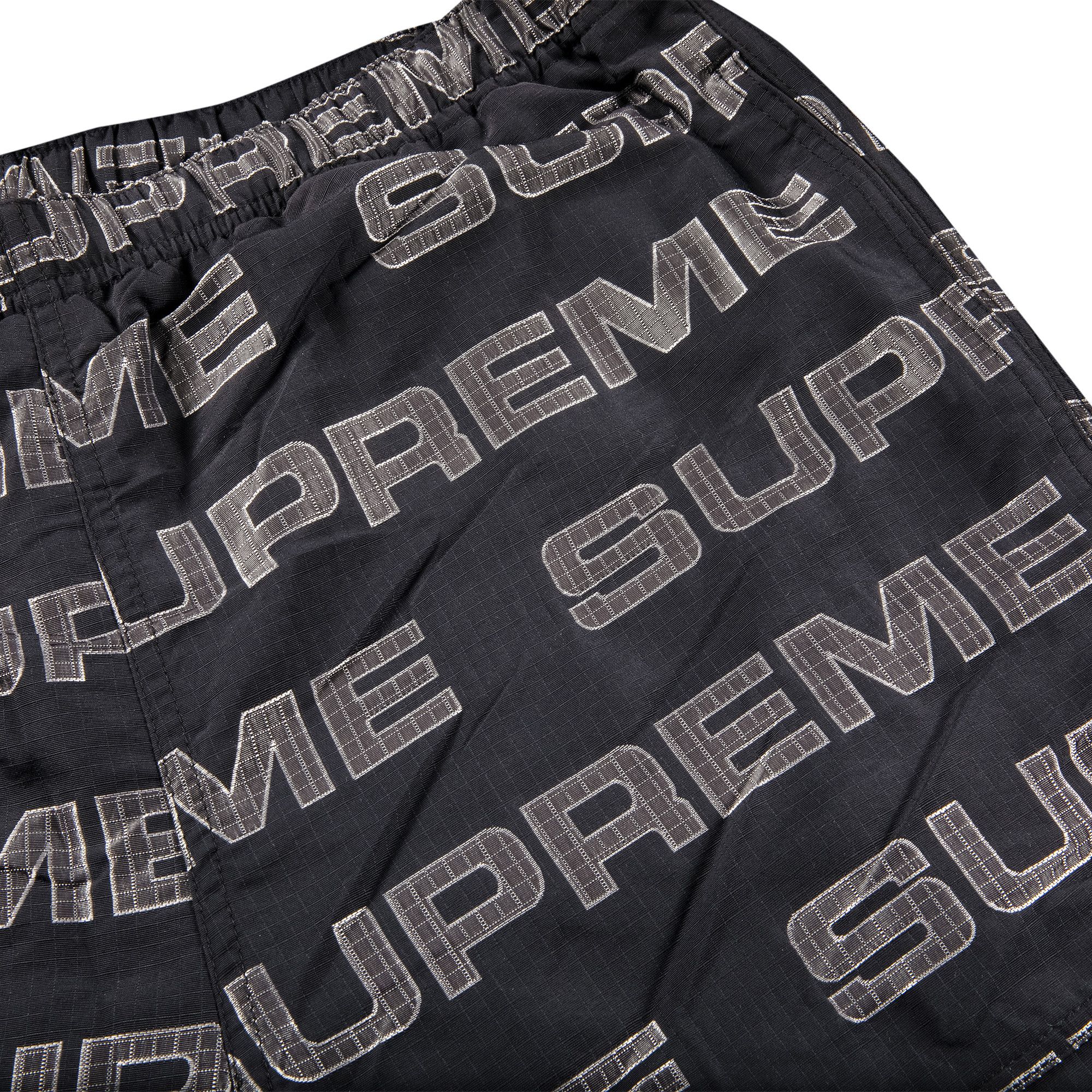 Buy Supreme Logo Ripstop Track Pant 'Black' - FW21P68 BLACK | GOAT DE