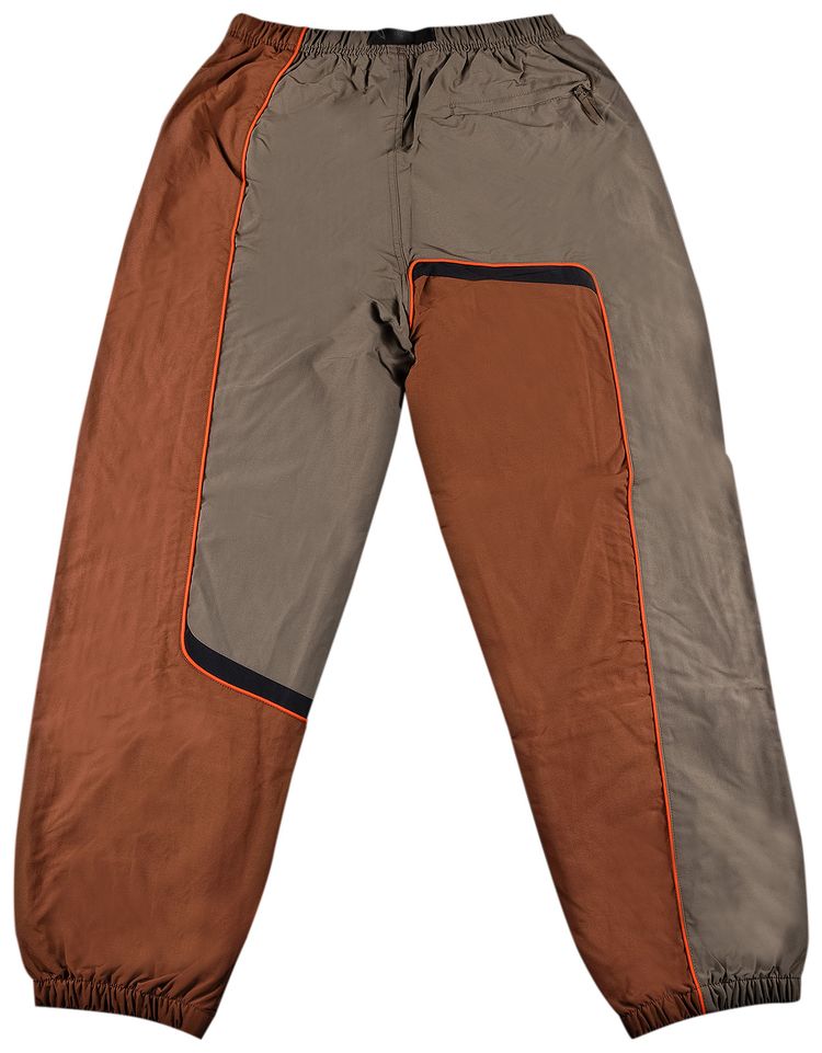 Supreme S Paneled Belted Track Pant Brown