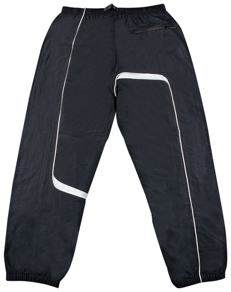 Supreme S Paneled Belted Track Pant Black