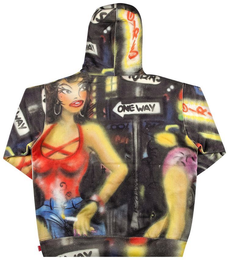 Supreme x Lady Pink Hooded Sweatshirt Multicolor