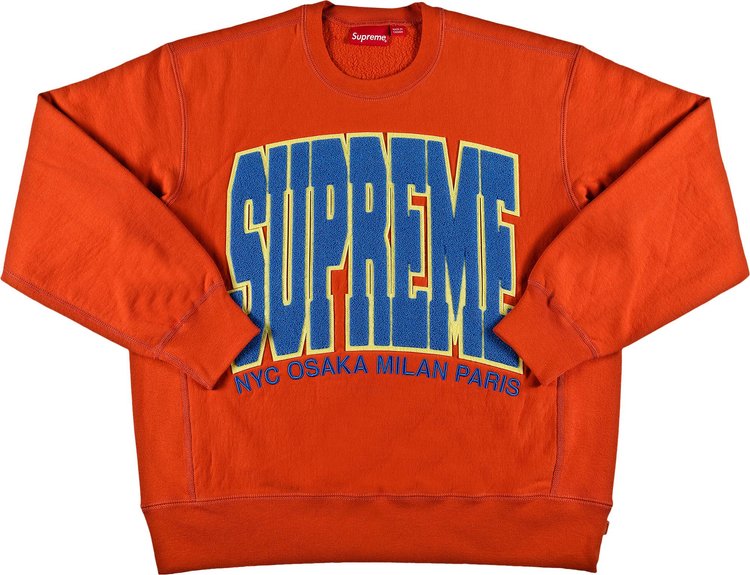 Supreme, Sweaters, Supreme Big Arc Crewneck Black Large