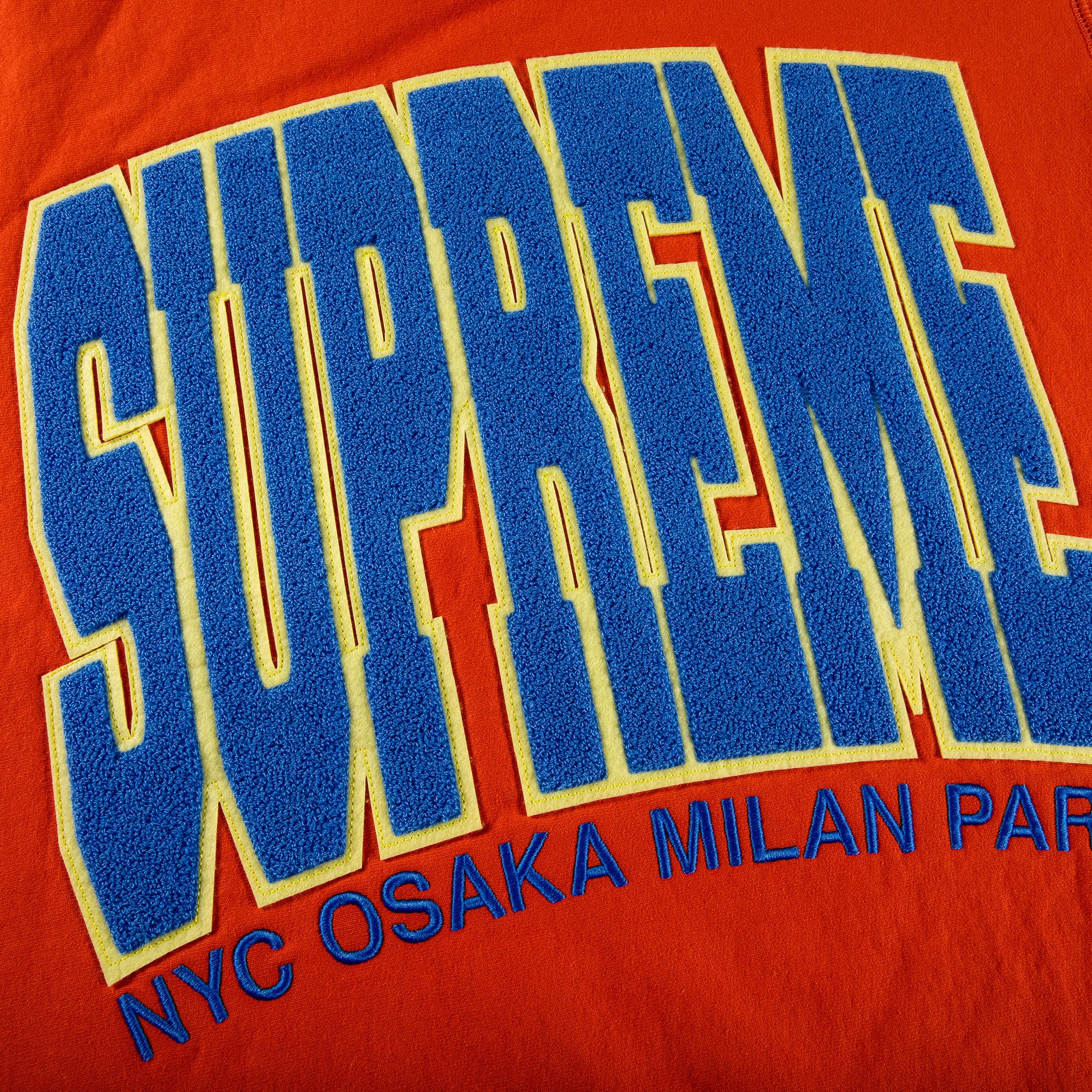 Buy Supreme Cities Arc Crewneck 'Burnt Orange' - FW21SW25 BURNT ORANGE |  GOAT