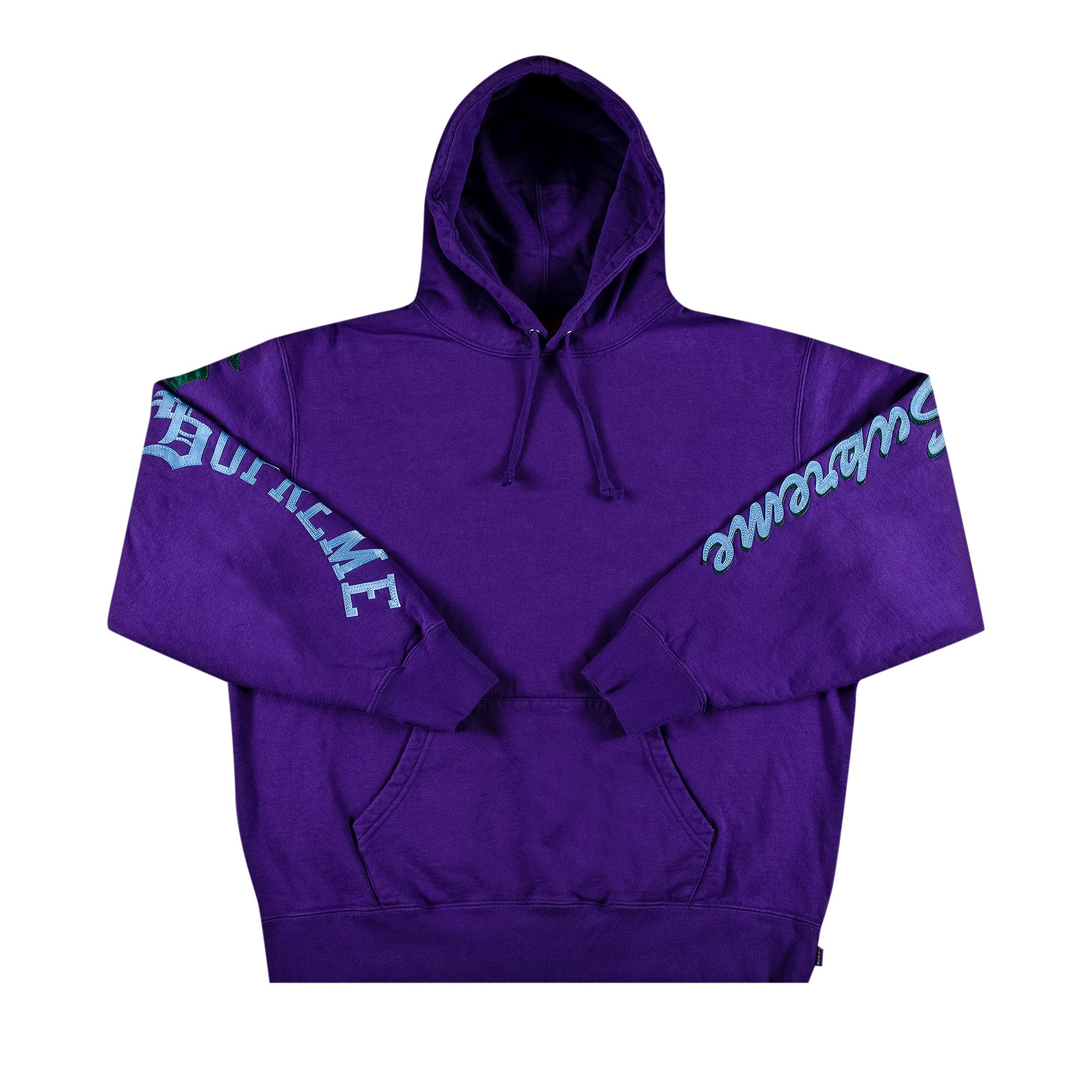 Supreme Multi Logo Hooded Sweatshirt 'Purple'