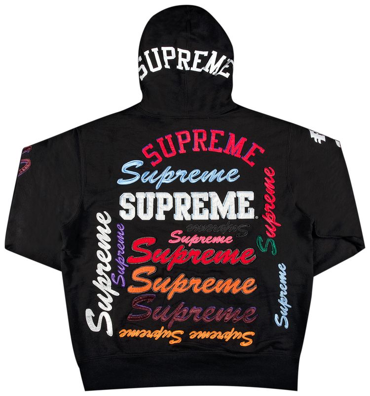 Buy Supreme Multi Logo Hooded Sweatshirt 