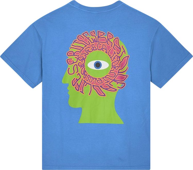 Brain Dead Wide Eye T Shirt China Blue