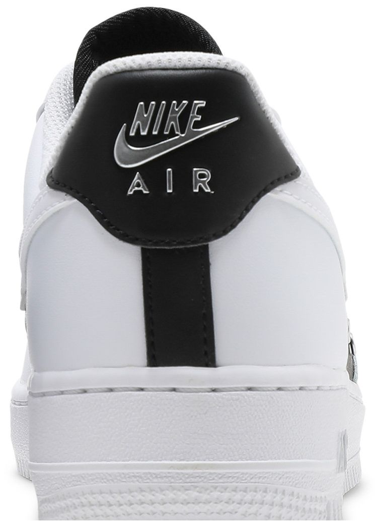 Nike Air Force 1 07 Premium Silver Chain   White