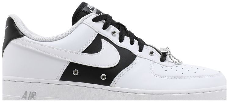 Nike Air Force 1 07 Premium Silver Chain   White