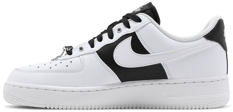 Nike Air Force 1 07 Premium Silver Chain   White