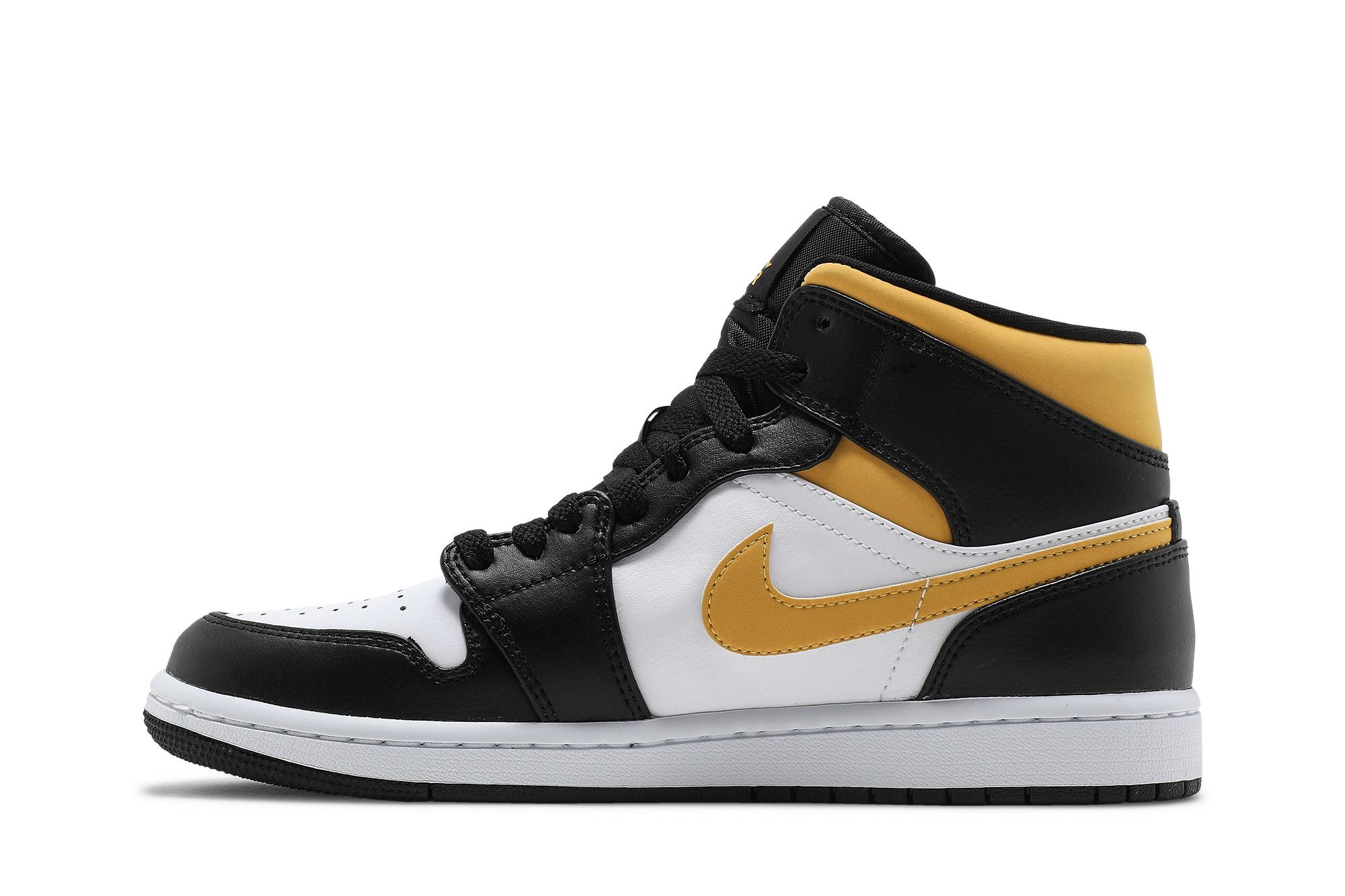 Buy Air Jordan 1 Mid Black University Gold 554724 177 GOAT AU