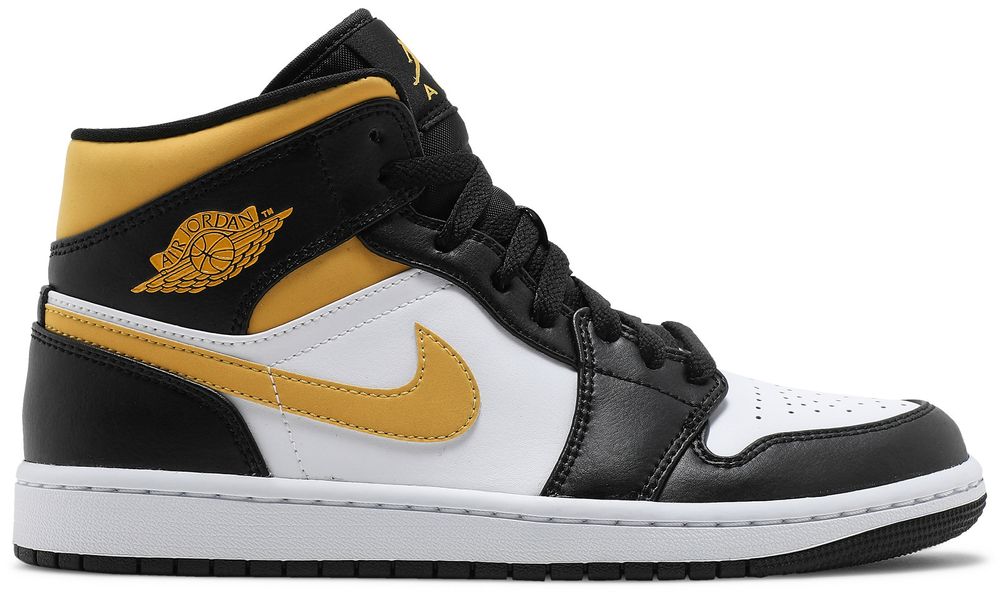 university gold and black jordans