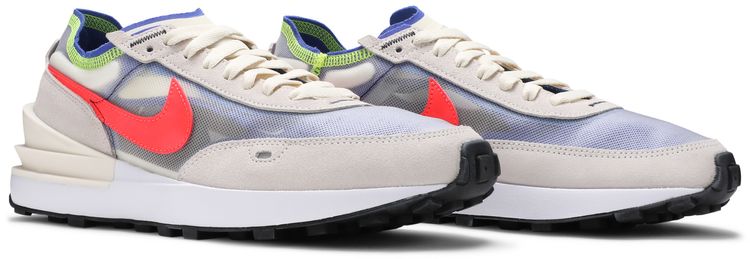 Nike Waffle One Coconut Milk Crimson Royal