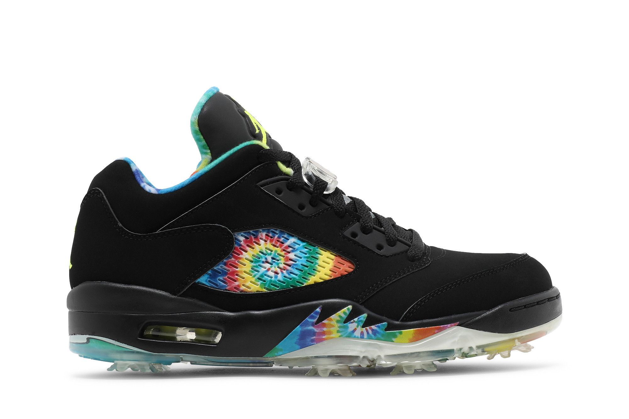 Buy Air Jordan 5 Low Golf 'Peace & Love - Black' - CW4205 002