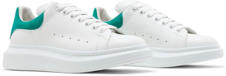 Alexander McQueen Oversized Sneaker White Aruba Blue
