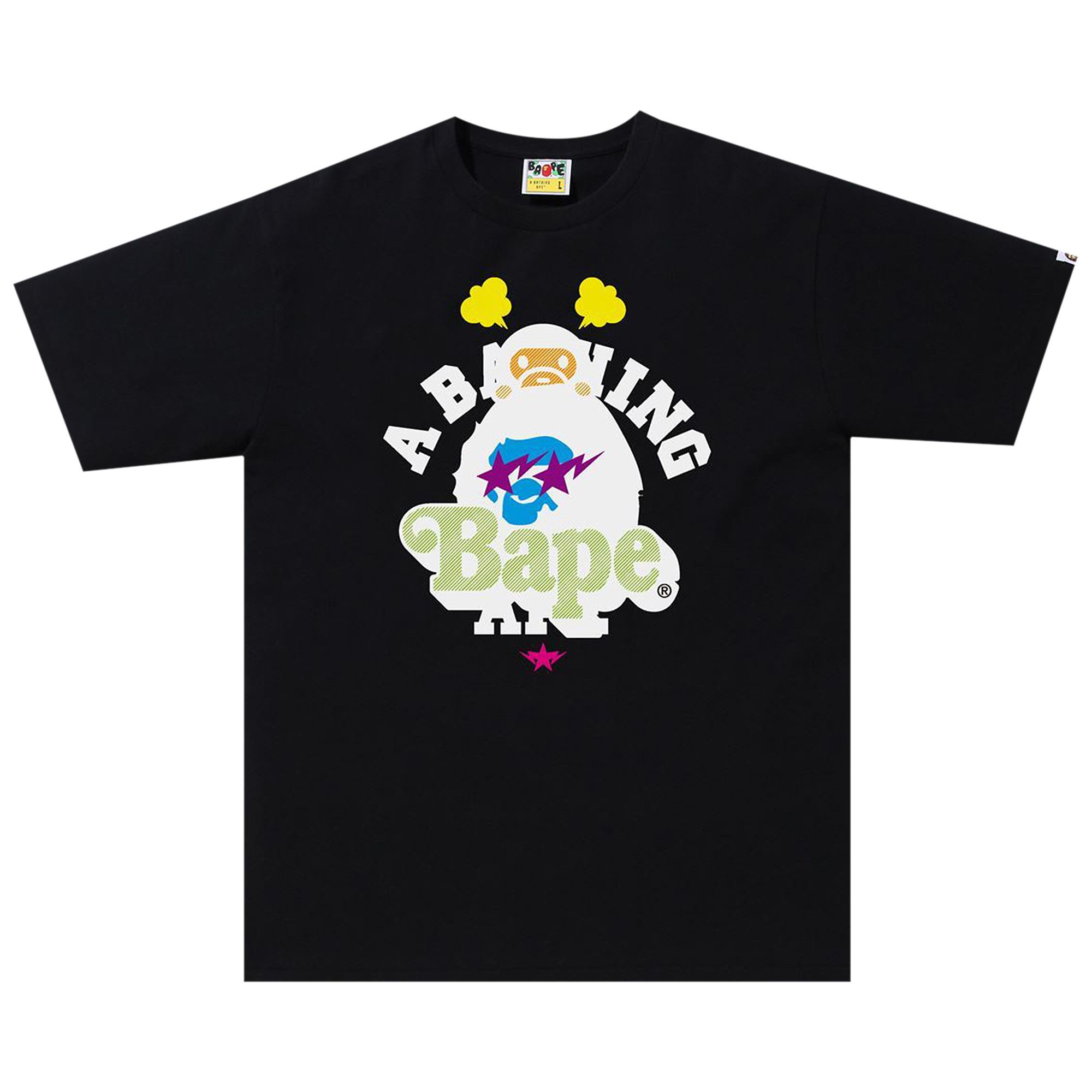 A BATHING APE PORTER BABY MILO TEE 黒　XL BABY MILO TEE | bape.com