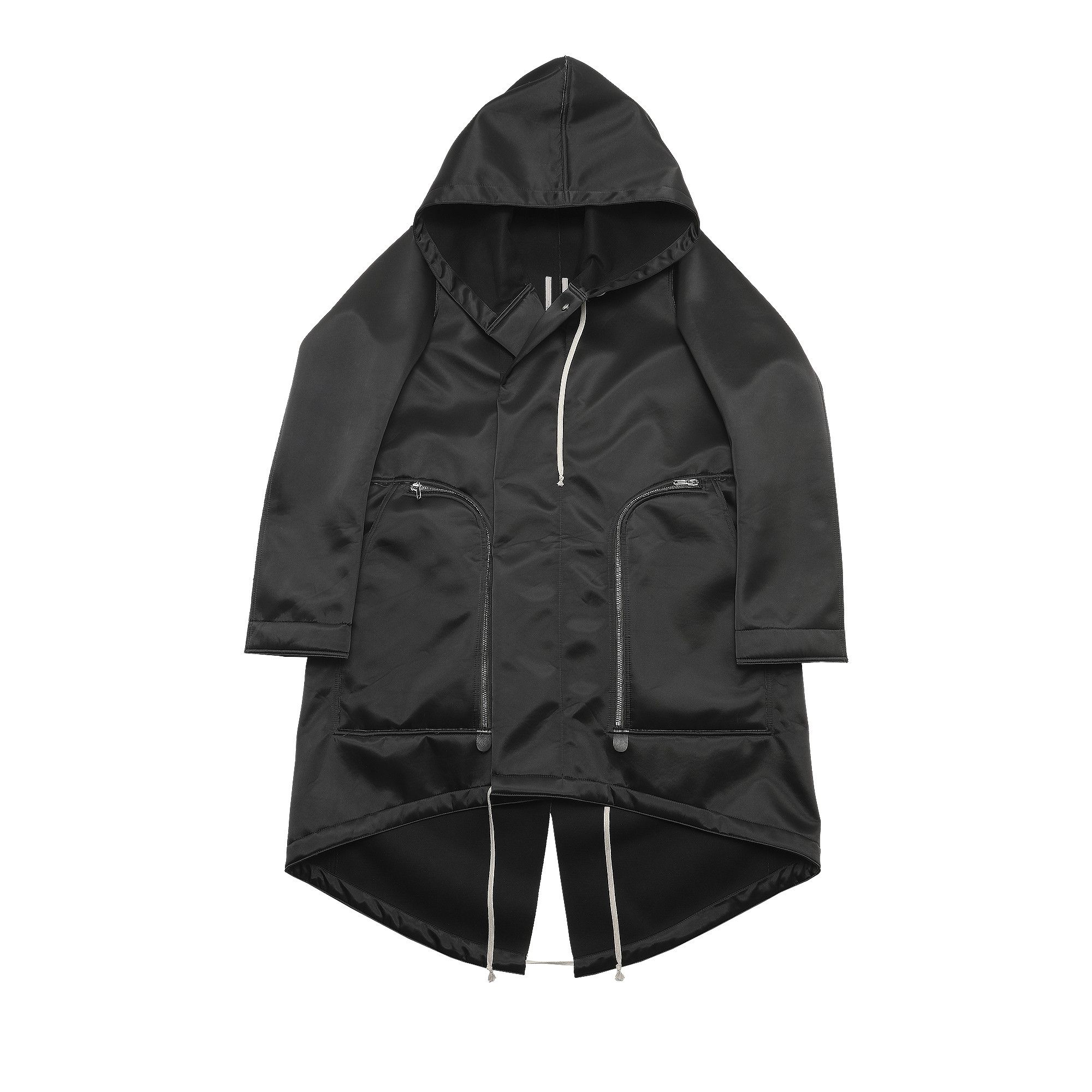 RickOwens BAUHAUS PARKA size48 TE素材 試着のみ Buy Rick Owens Bauhaus Fishtail Parka 'Black' - RU02A5971 NB 09