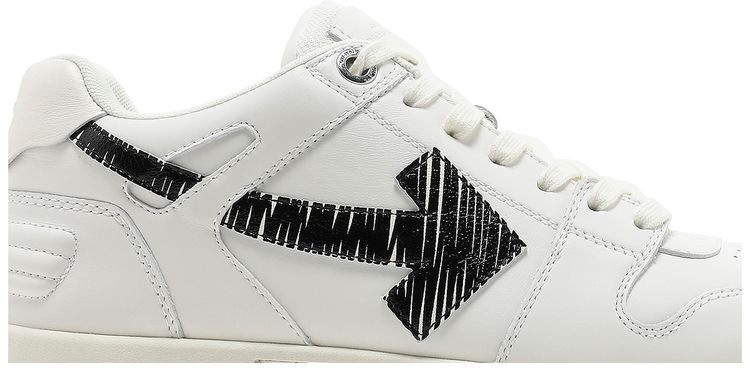 Off White Out of Office Low Calf Specials   White Black
