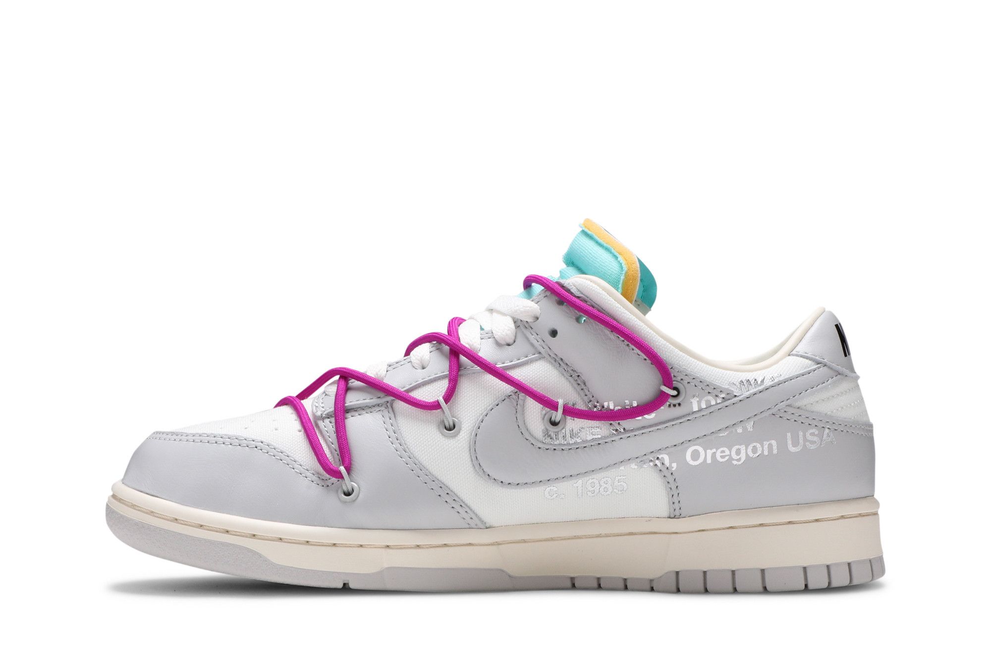 Buy Off-White x Dunk Low 'Lot 21 of 50' - DM1602 100 | GOAT