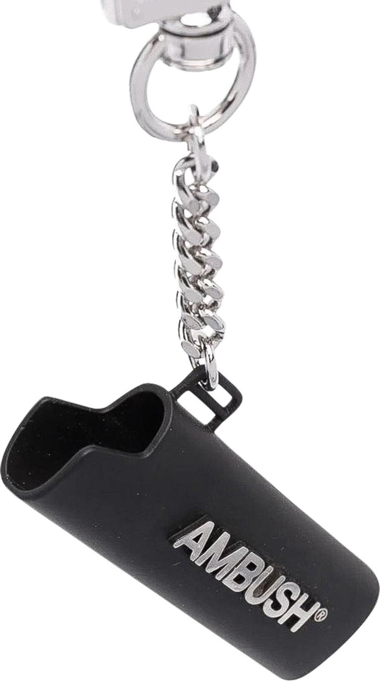 Ambush Logo Lighter Case Key Chain Black