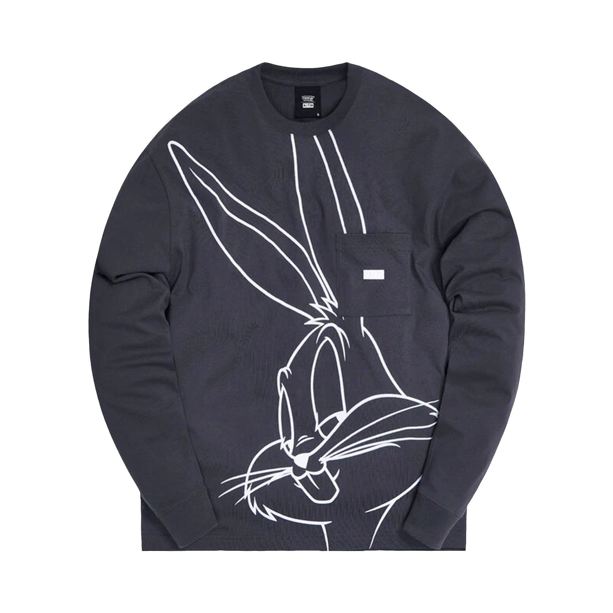 Buy Kith x Looney Tunes Bugs Long-Sleeve Pocket Quinn Tee 'Shark