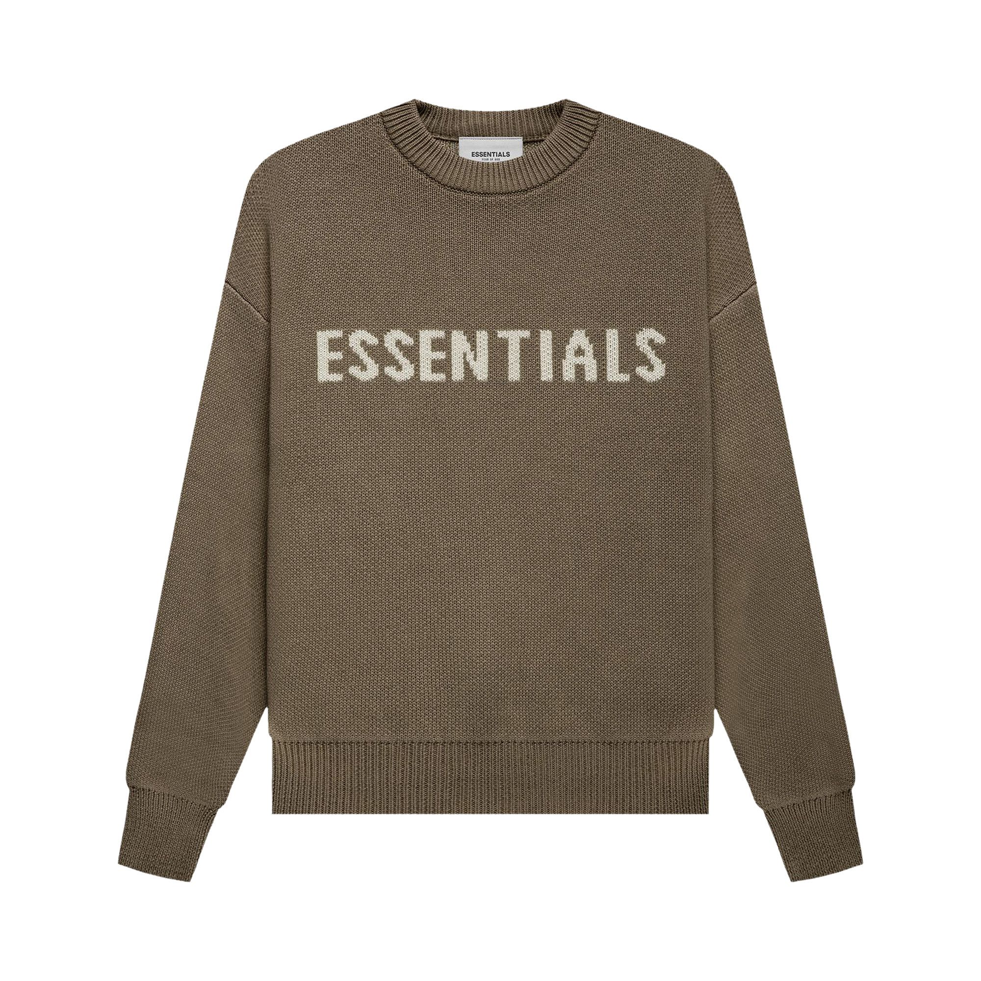 Buy Fear of God Essentials Kids Knit Pullover 'Harvest
