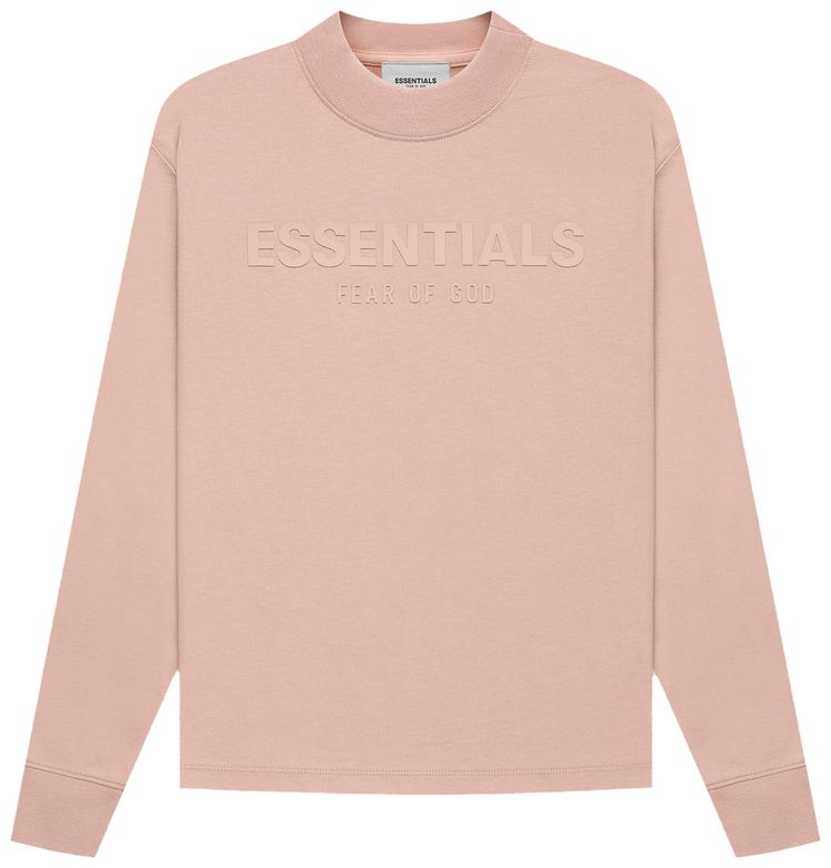 Fear of God Essentials Kids Long Sleeve Tee Matte Blush