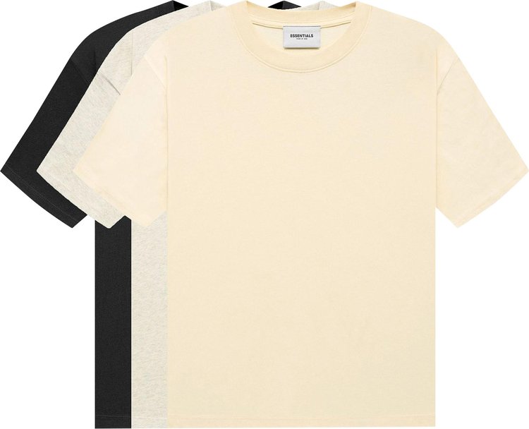 Buy Fear of God Essentials 3 Pack Short-Sleeve Tee 'Multicolor