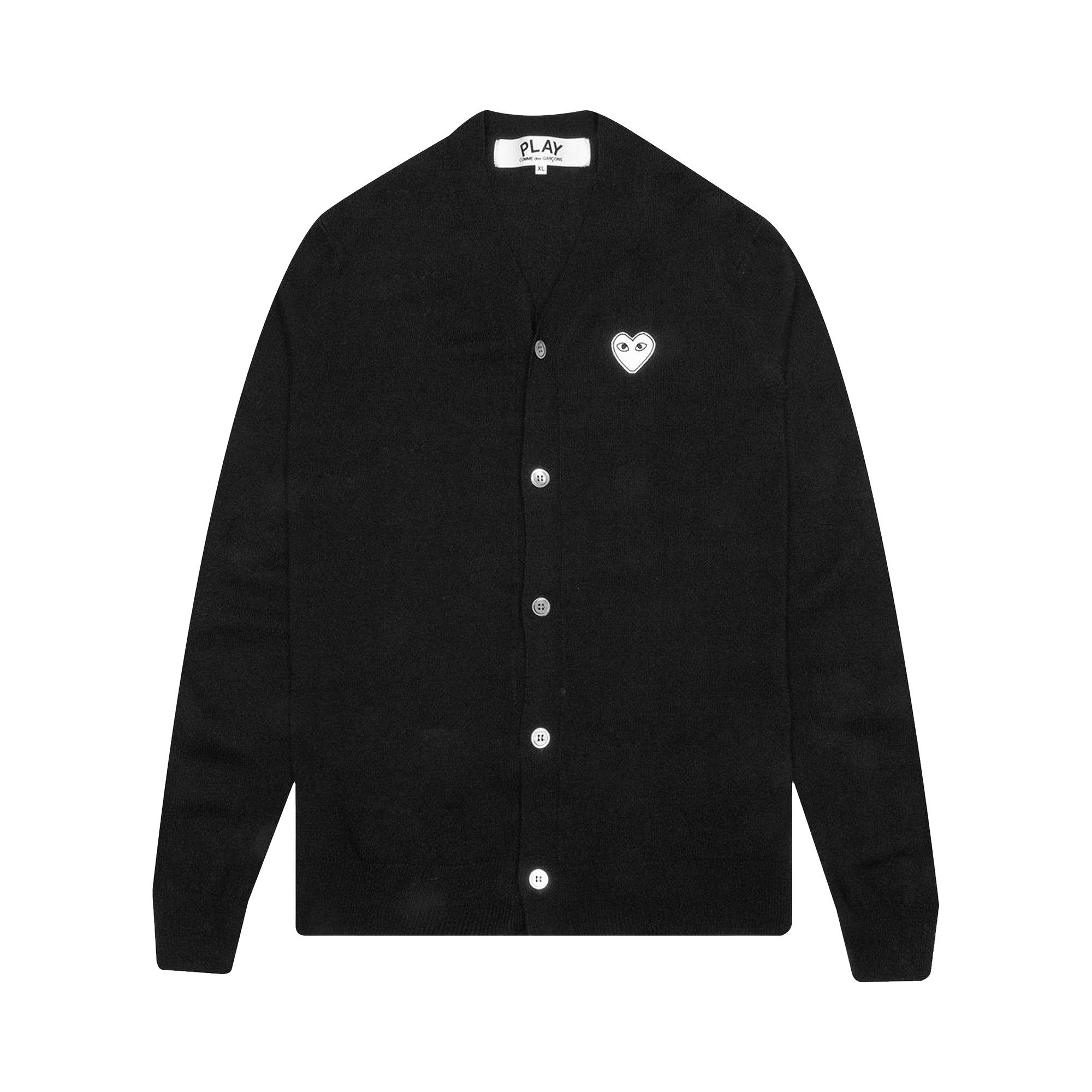 PLAY COMME DES GARÇONS V-Neck Cardigan Buy Comme des Garçons PLAY V-Neck Cardigan 'Navy' - AZ N062