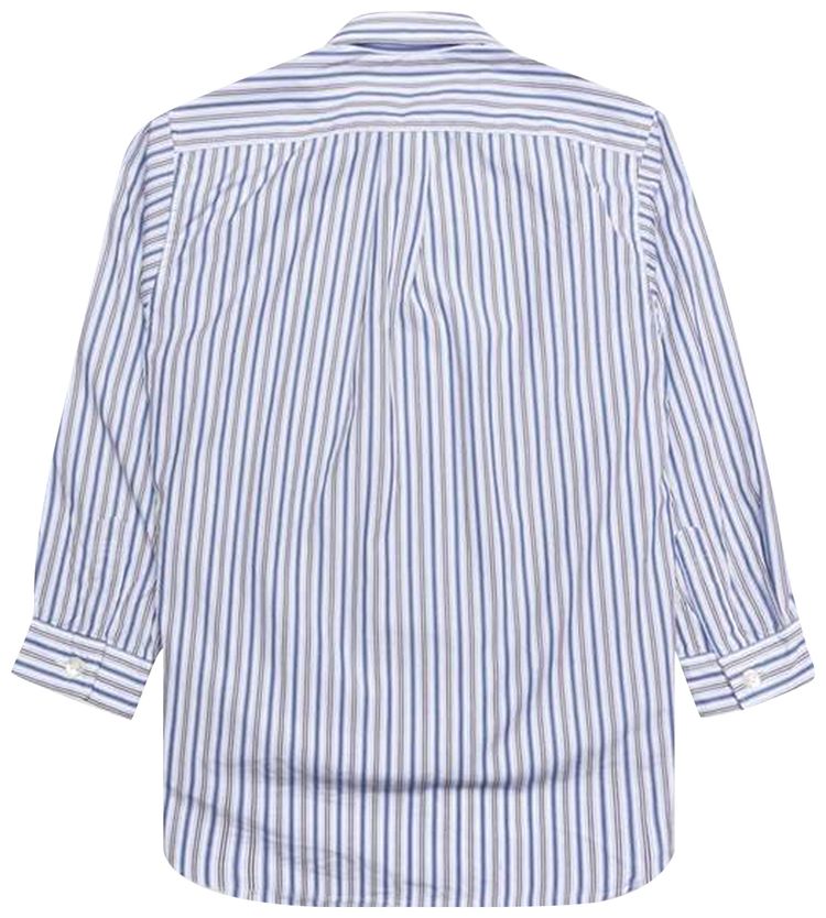 Comme des Garcons PLAY Striped Shirt BlueWhiteBlack