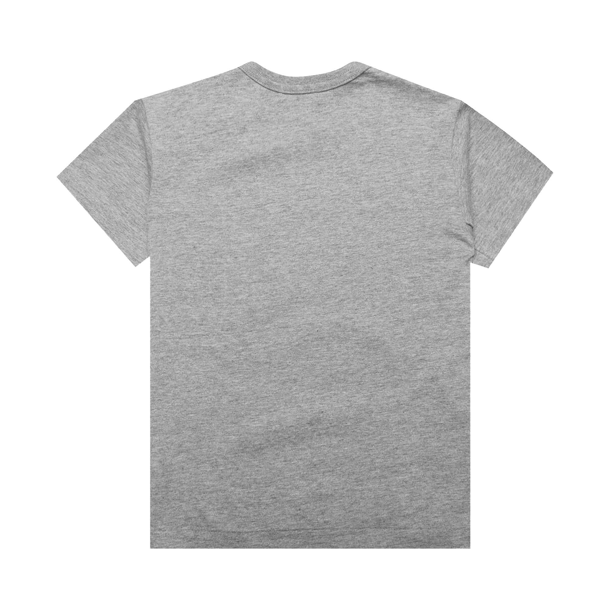 Comme des garcons play inverted text logo tee clearance