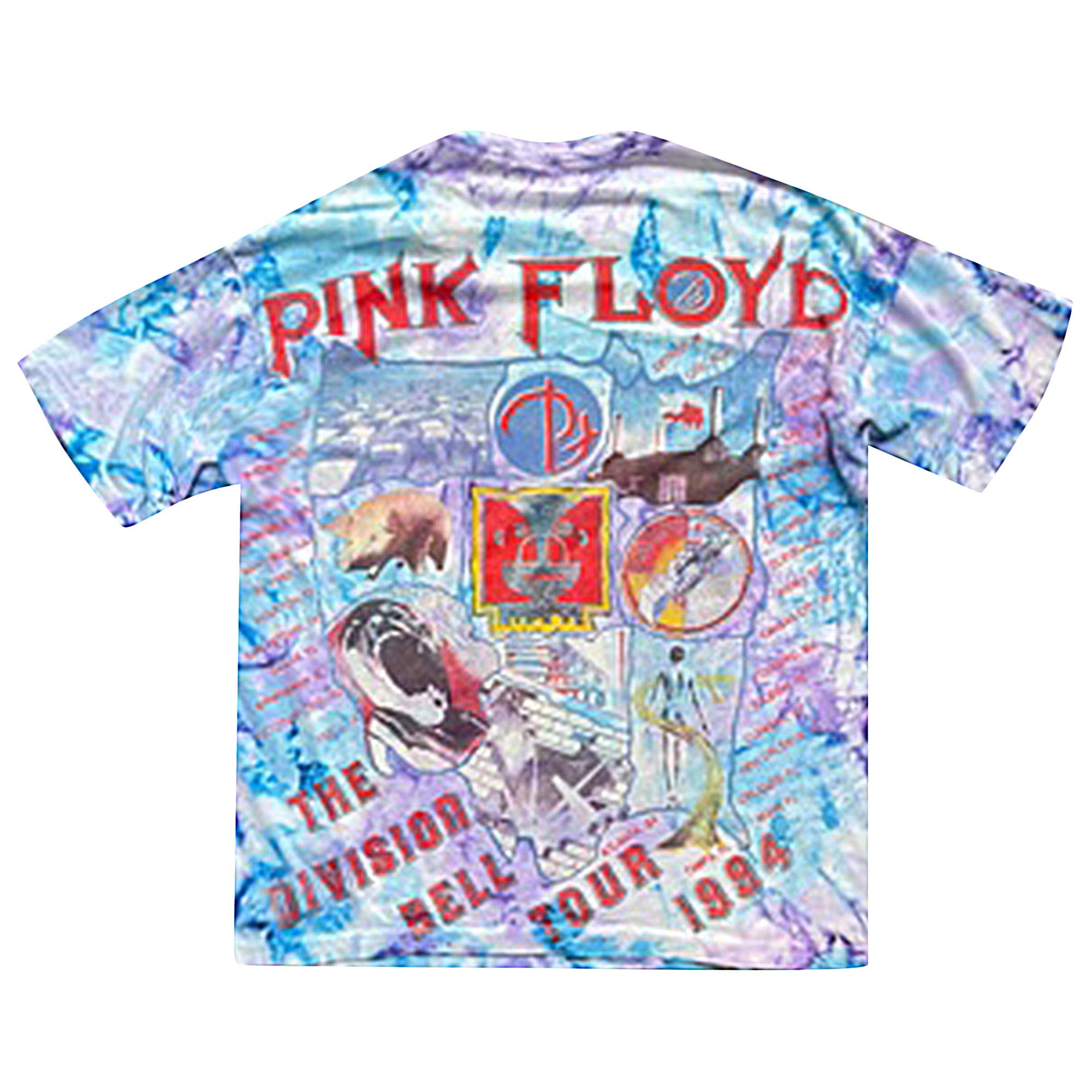 Buy Vintage Pink Floyd The Division Bell Tour Tee 'Tie-Dye' - 2903