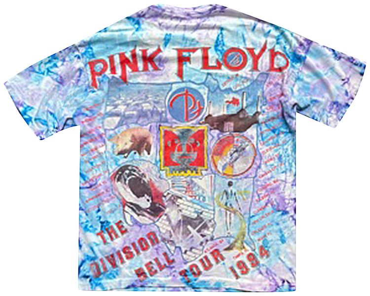 Vintage Pink Floyd The Division Bell Tour Tee Tie Dye
