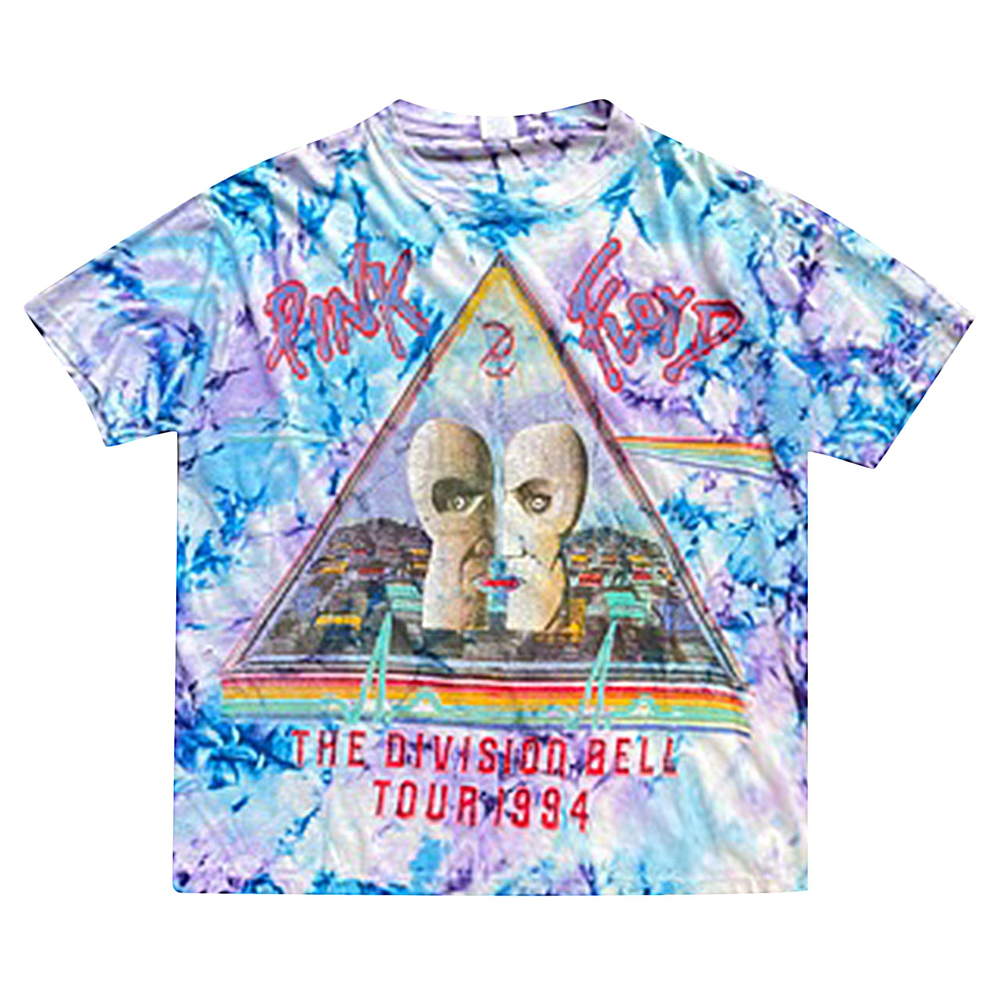 Buy Vintage Pink Floyd The Division Bell Tour Tee Tie Dye 2903