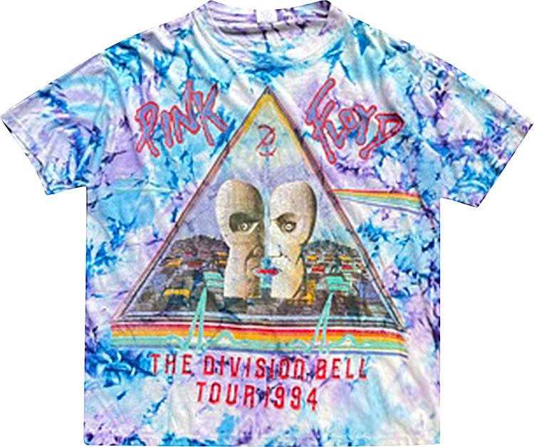 Vintage Pink Floyd The Division Bell Tour Tee 'Tie-Dye'