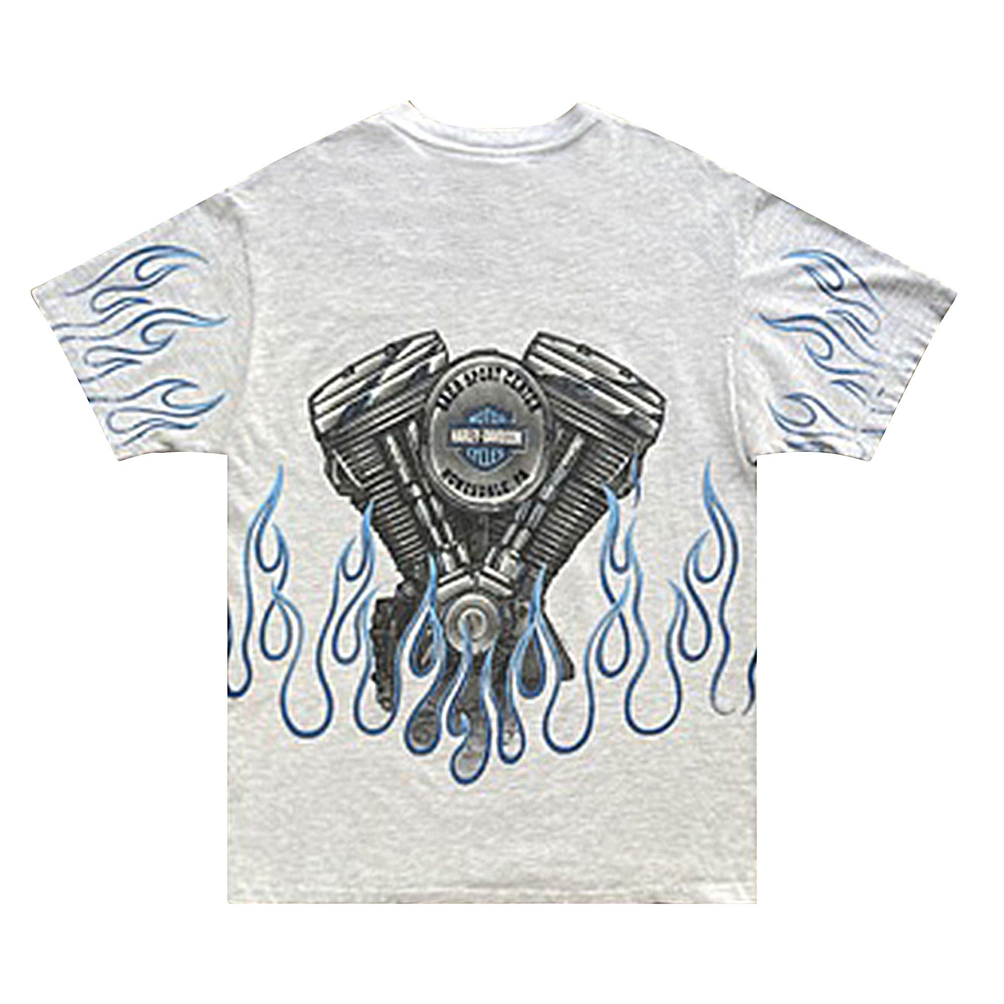 Buy Vintage Harley Davidson Flame Tee 'Grey' - 3099 Buy Vintage Harley Davidson Flame Tee 'Grey' - 3099