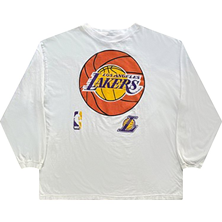 Vintage Los Angeles Lakers Long-Sleeve Tee 'White'