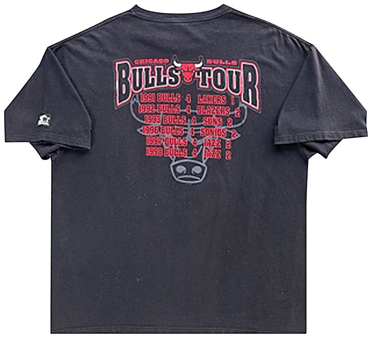 Vintage Chicago Bulls NBA Champions Tee Black