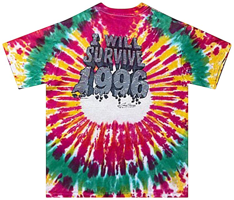 Vintage Lithuania I Will Survive Tee Tie Dye