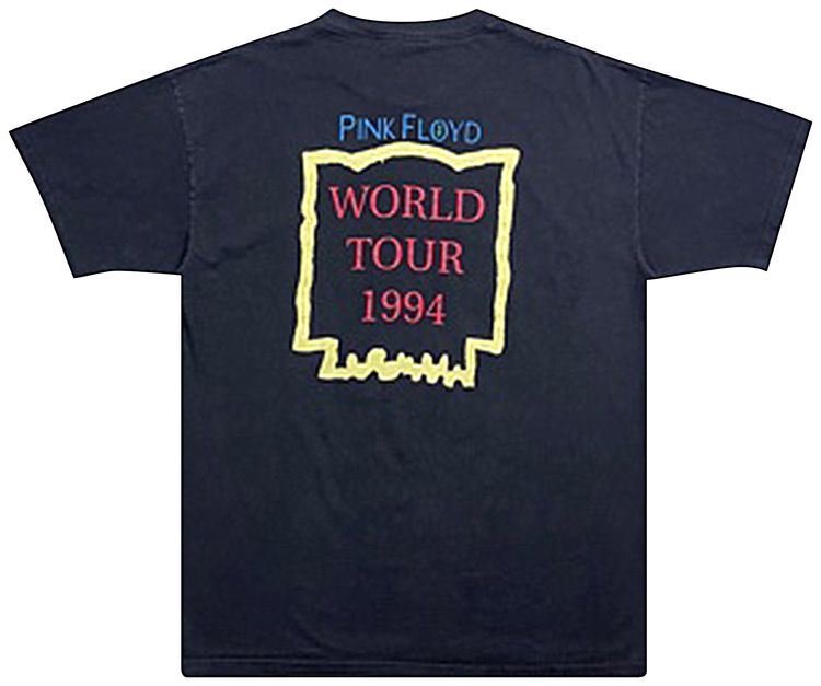 Vintage Pink Floyd World Tour Tee Black