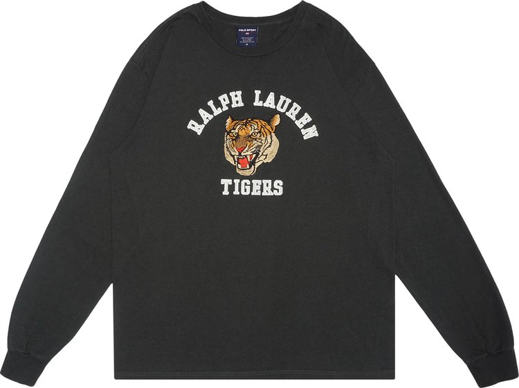 Vintage Polo by Ralph Lauren Tigers Long-Sleeve Shirt 'Navy'