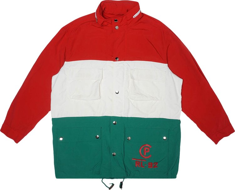 Pre-Owned Polo by Ralph Lauren Vintage Circa 1990's CP-92 Tri Color Jacket 'Red/White/Green'