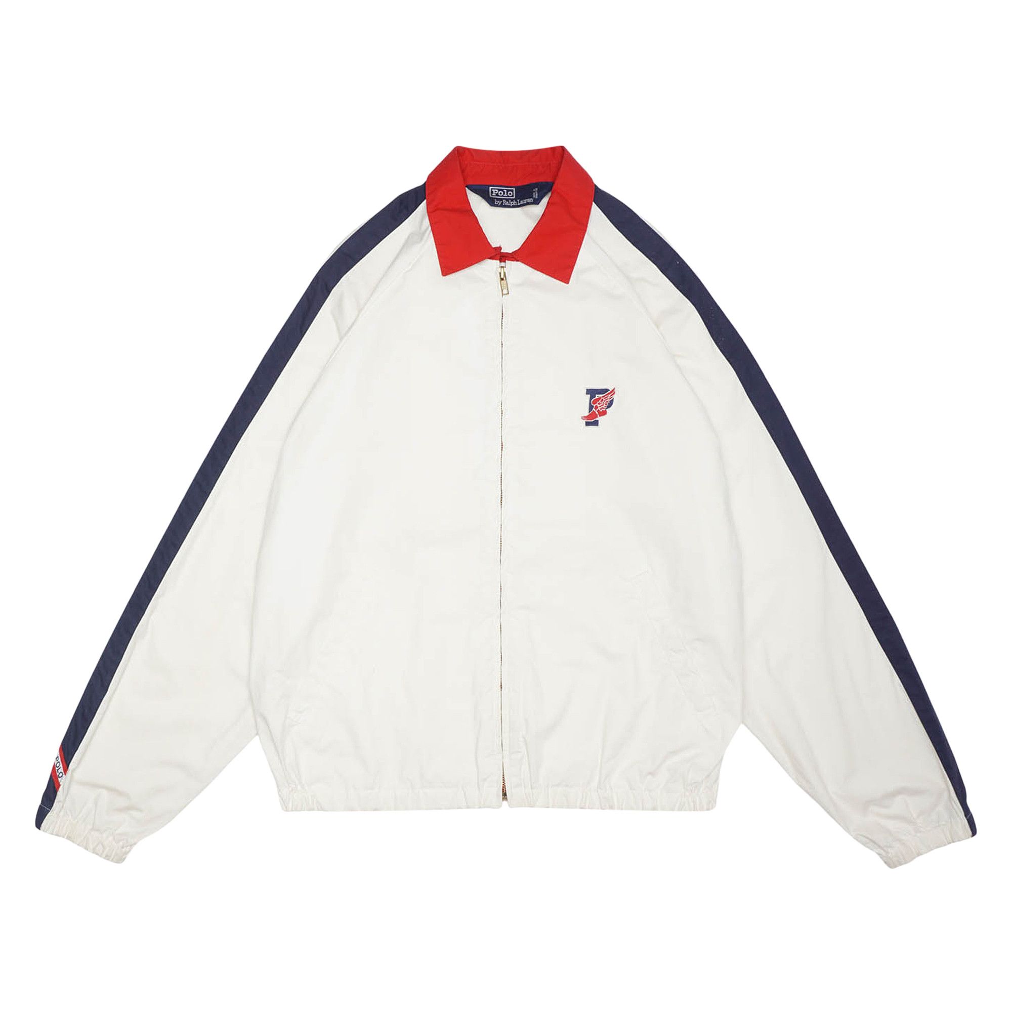 Buy Vintage Polo by Ralph Lauren P Wing Full Zip Jacket White