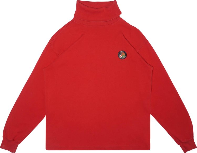 Pre-Owned Polo by Ralph Lauren Vintage Circa 1990's Cookie Turtleneck 'Red'