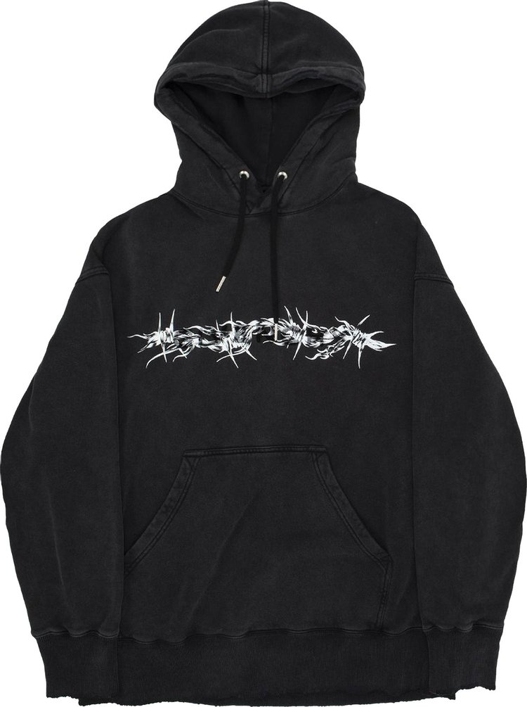 Buy Givenchy C&S Barbed Wire Hoodie 'Black' - BMJ0D53Y69 001 | GOAT