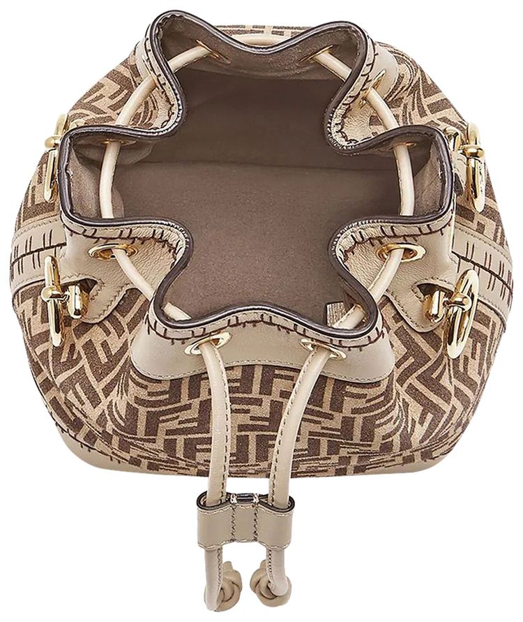 Fendi Mini Mon Tresor Bag Nude