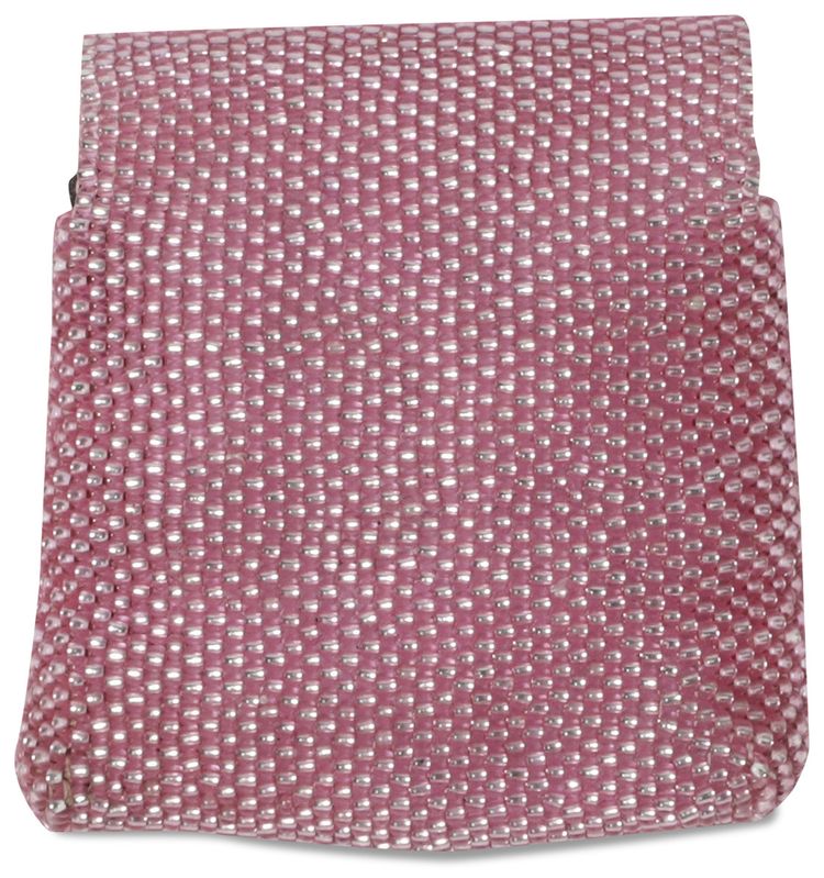 Fendi Beaded Pico Baguette Headphone Holder Rose