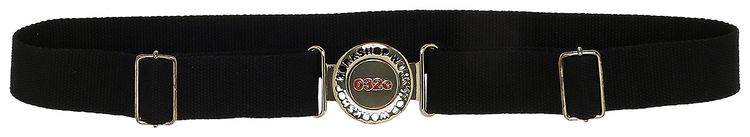 032C Cosmic Workshop Buckle Belt Black