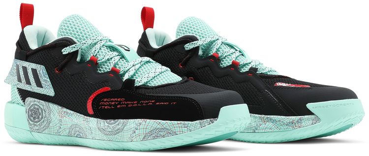 Adidas Dame 7 EXTPLY Black Clear Mint