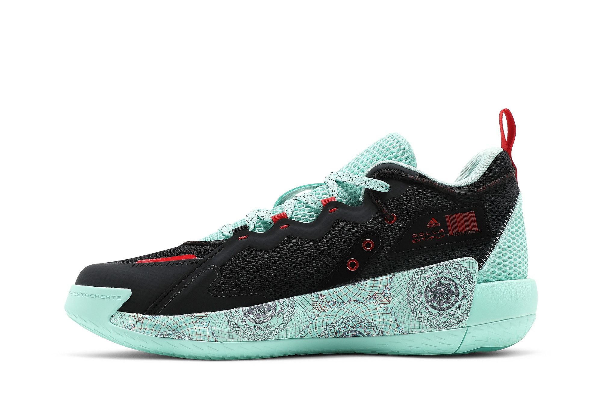 Buy adidas Dame 7 EXTPLY 'Black Clear Mint' - H68607 | GOAT