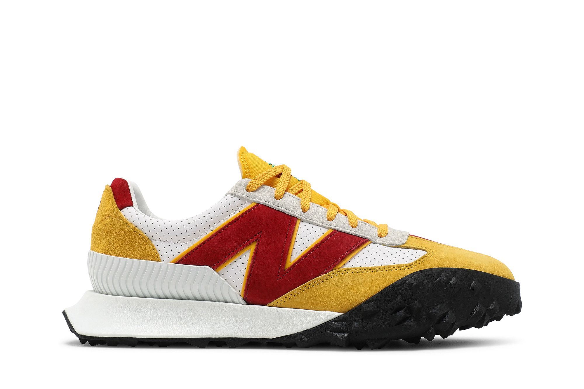 Red and gold new balance hotsell