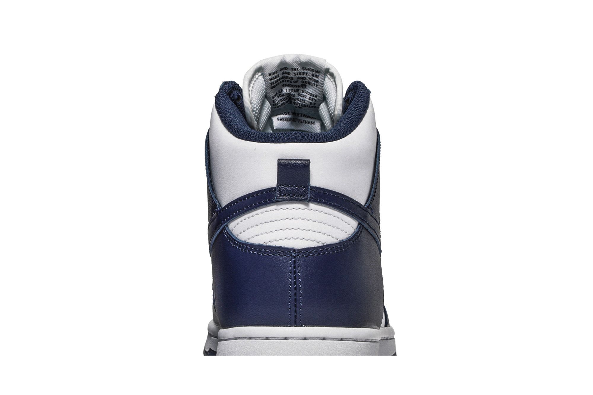 NIKE DUNK HIGH ネイビー/ホワイト NEW Nike Dunk High (GS) Size 4Y White/Midnight Navy DB2179-104